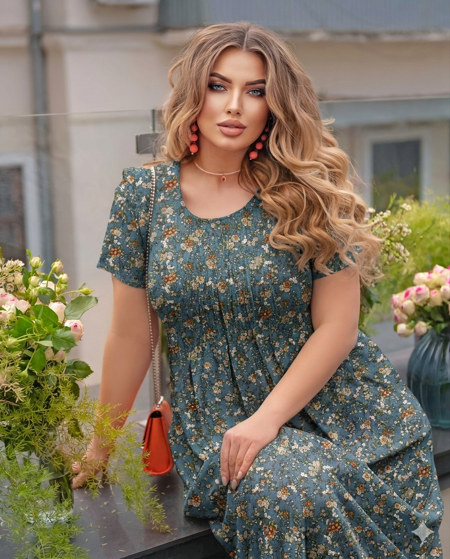 Сукня зі штапелю